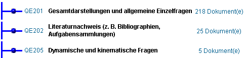 Screenshot aus der Systematik