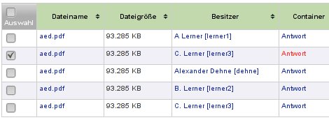 Dateiliste