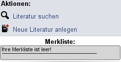 Literatur suchen