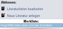 Literatur bearbeiten